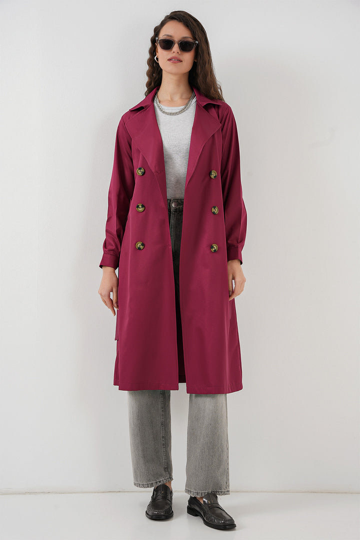 Bigdart Trench-coat Croisé 5853 - Bordeaux