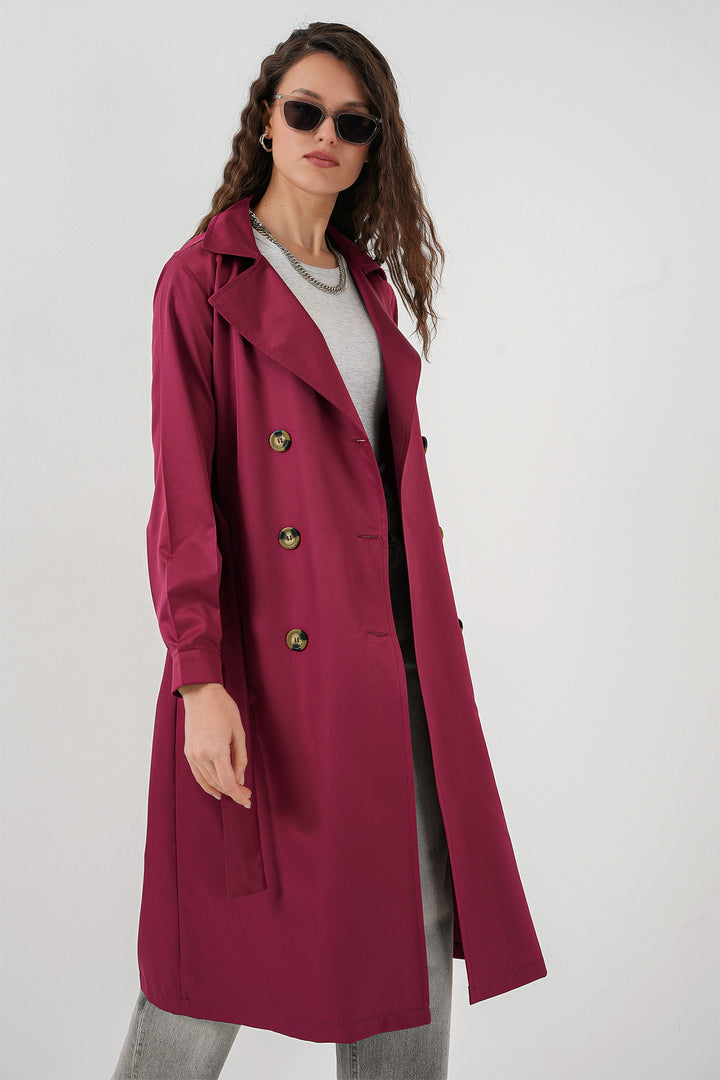 Bigdart Trench-coat Croisé 5853 - Bordeaux