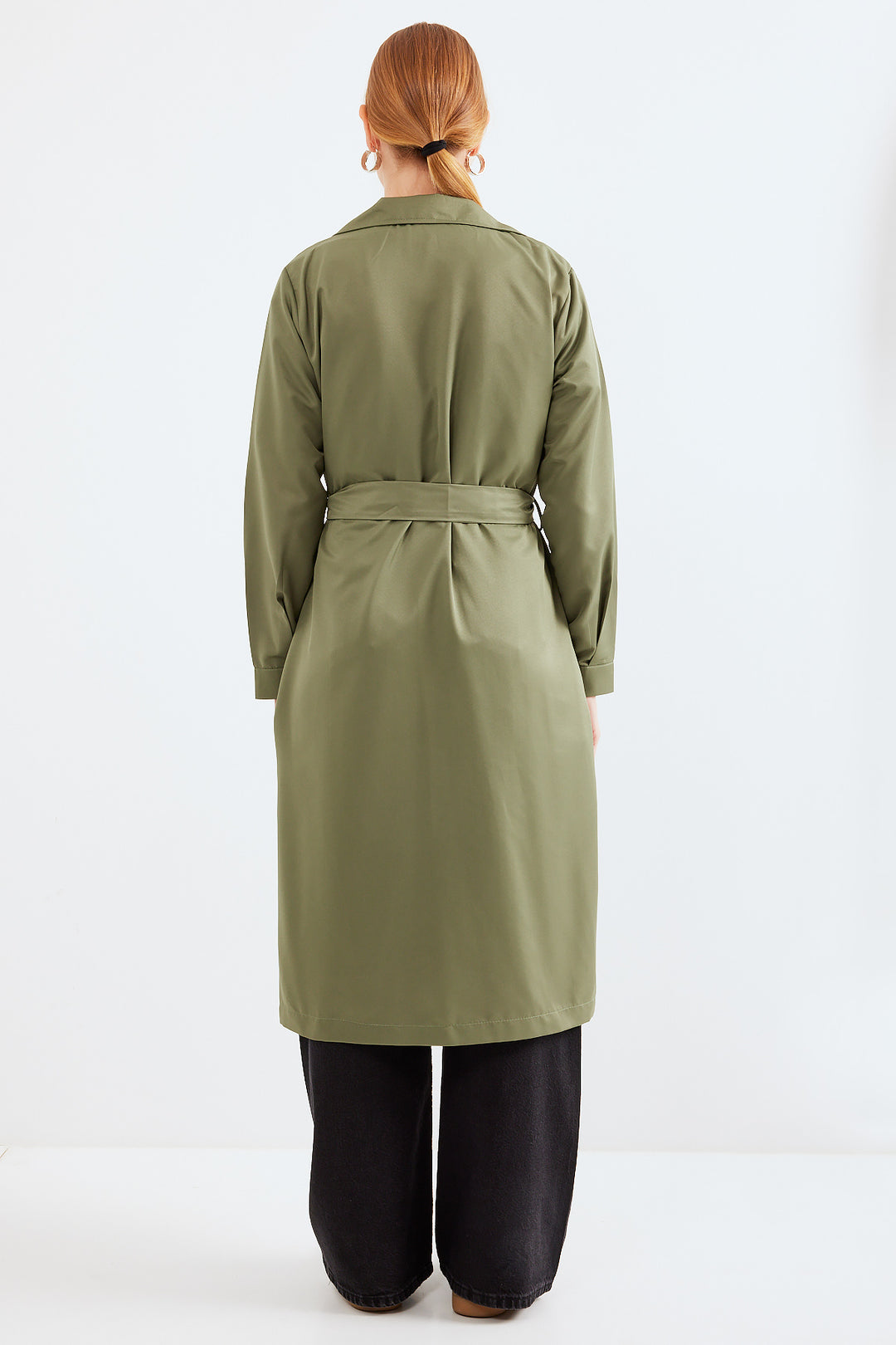 Bigdart 5853 Trench-coat à col croisé - Kaki