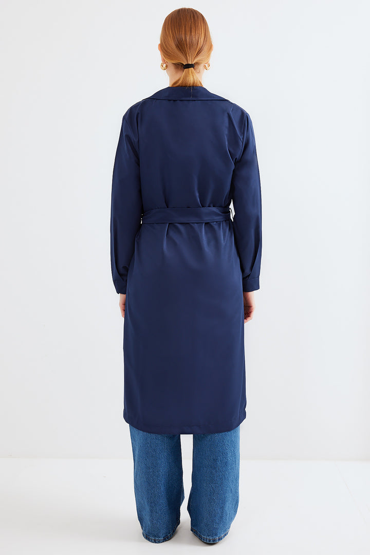 Bigdart Trench-coat Croisé 5853 - Bleu marine