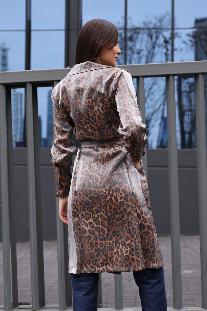 Bigdart Trench-Coat à Col Croisé 5853 - Tabac