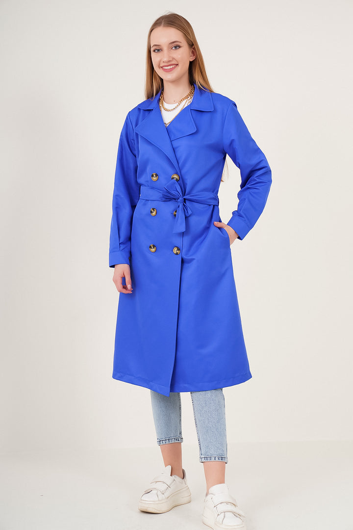 Bigdart 5853 Trench Croisé - Bleu Klein