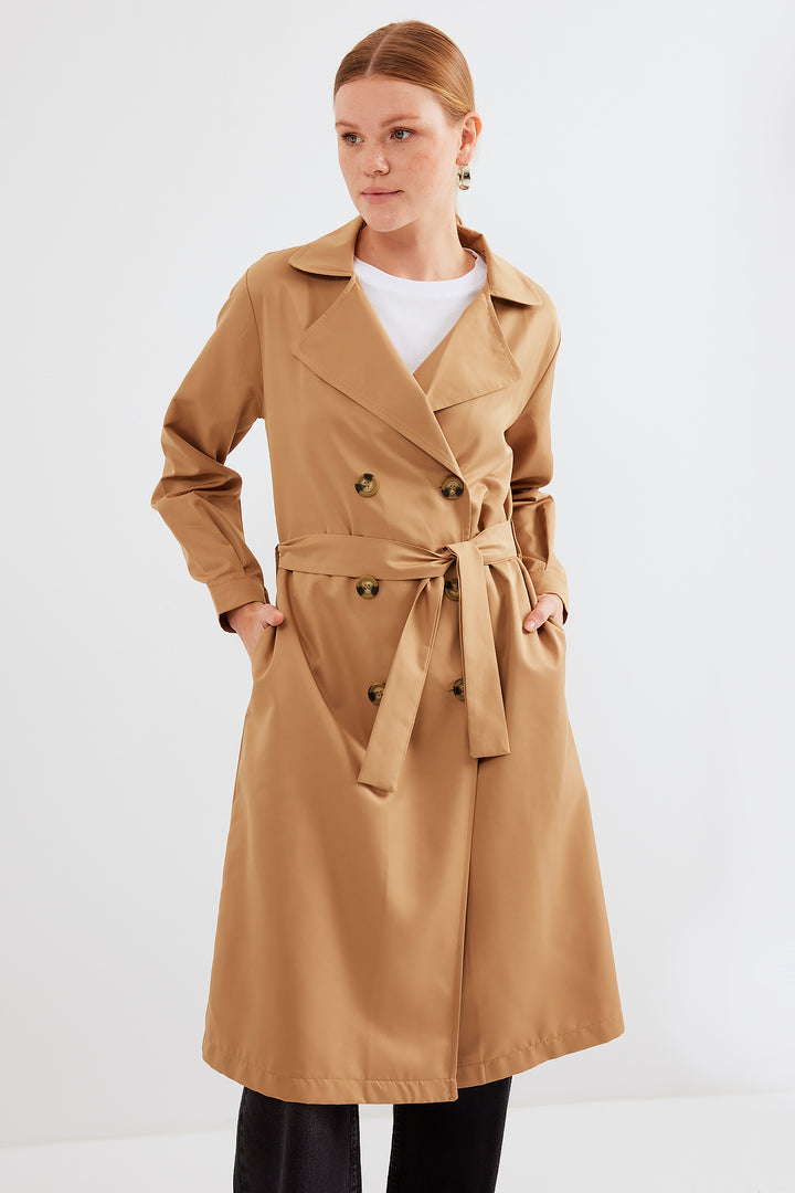 Bigdart 5853 Trench-coat croisé - Tabacc