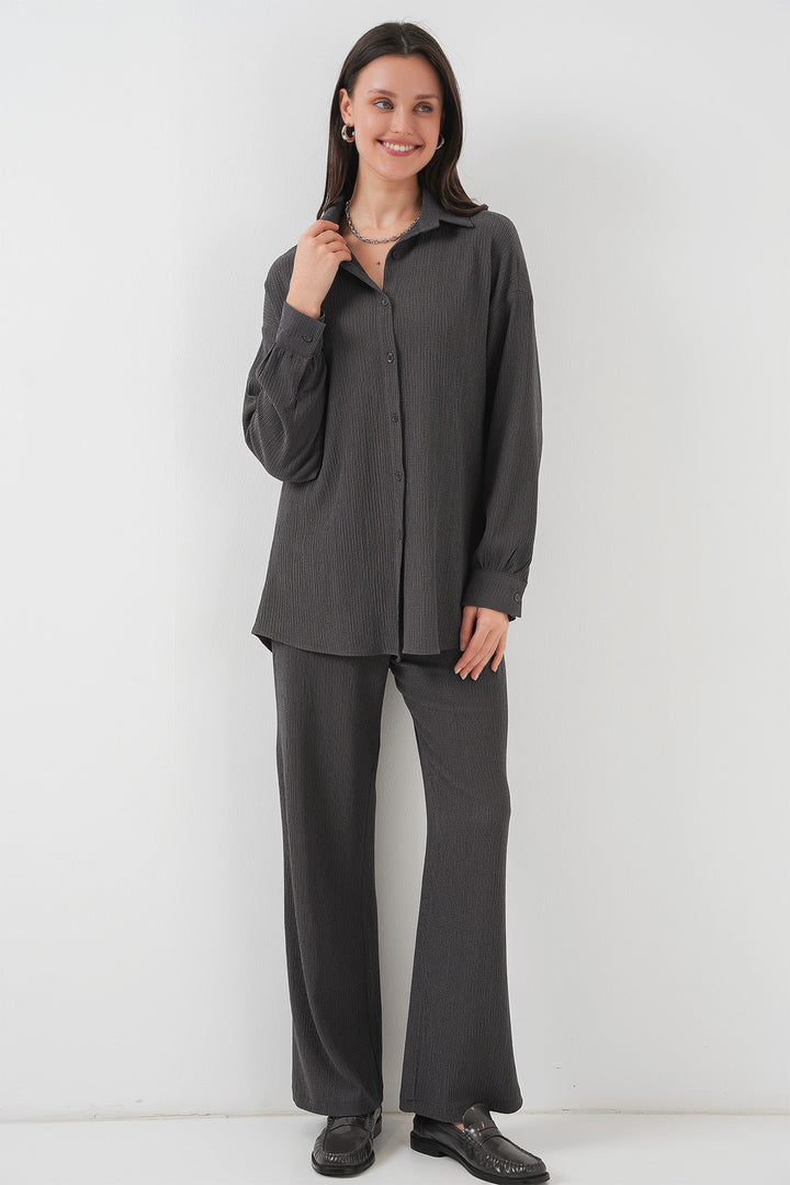 Bigdart 5858 Ensemble Tricoté à Deux Pièces - Anthracite
