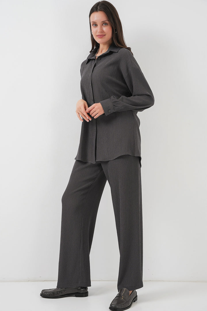 Bigdart 5858 Ensemble Tricoté à Deux Pièces - Anthracite