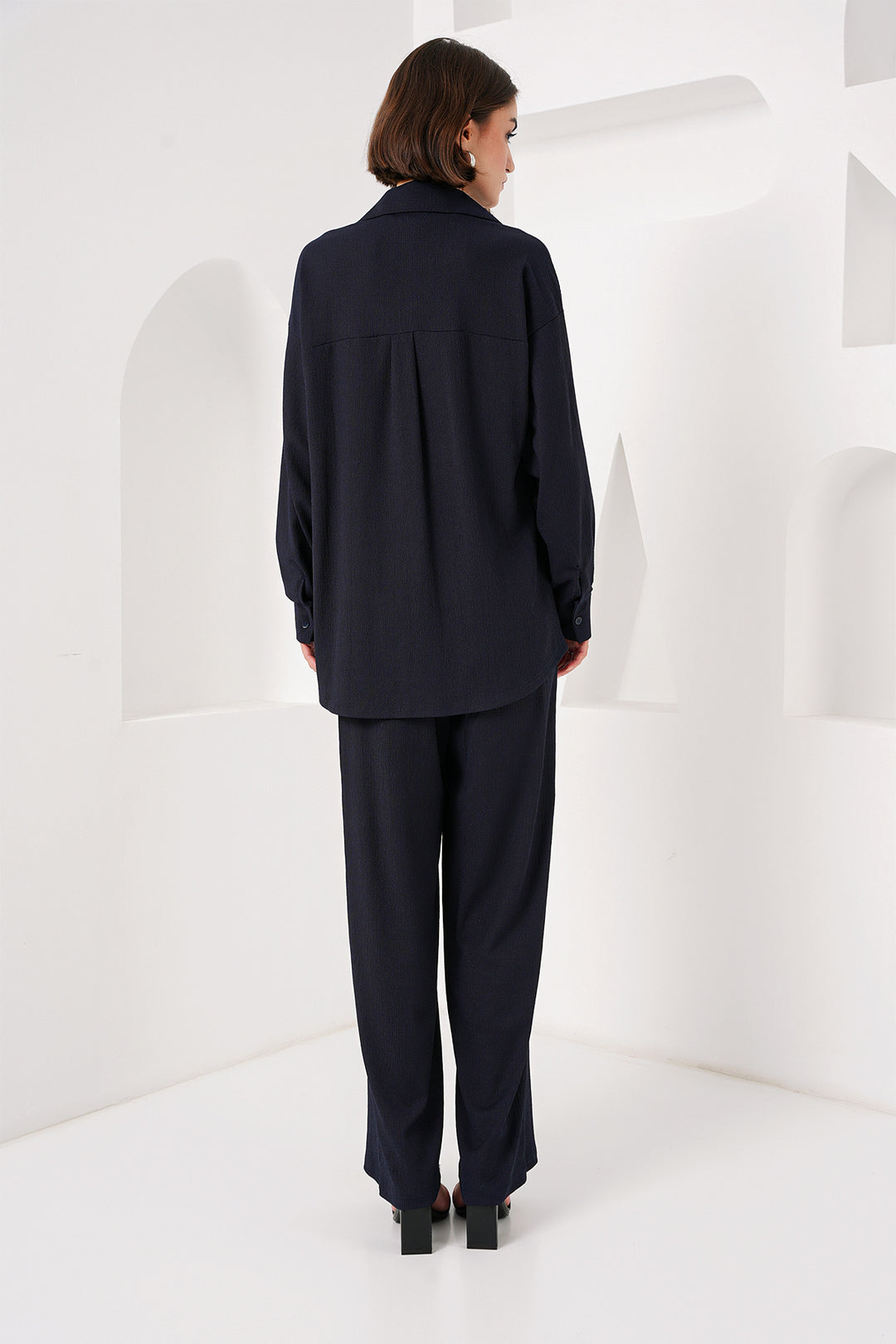 Bigdart 5858 Ensemble tricot - Bleu marine clair