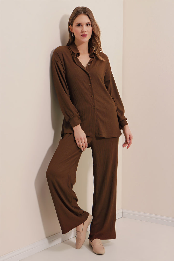 Bigdart 5858 Ensemble Tricoté - Marron