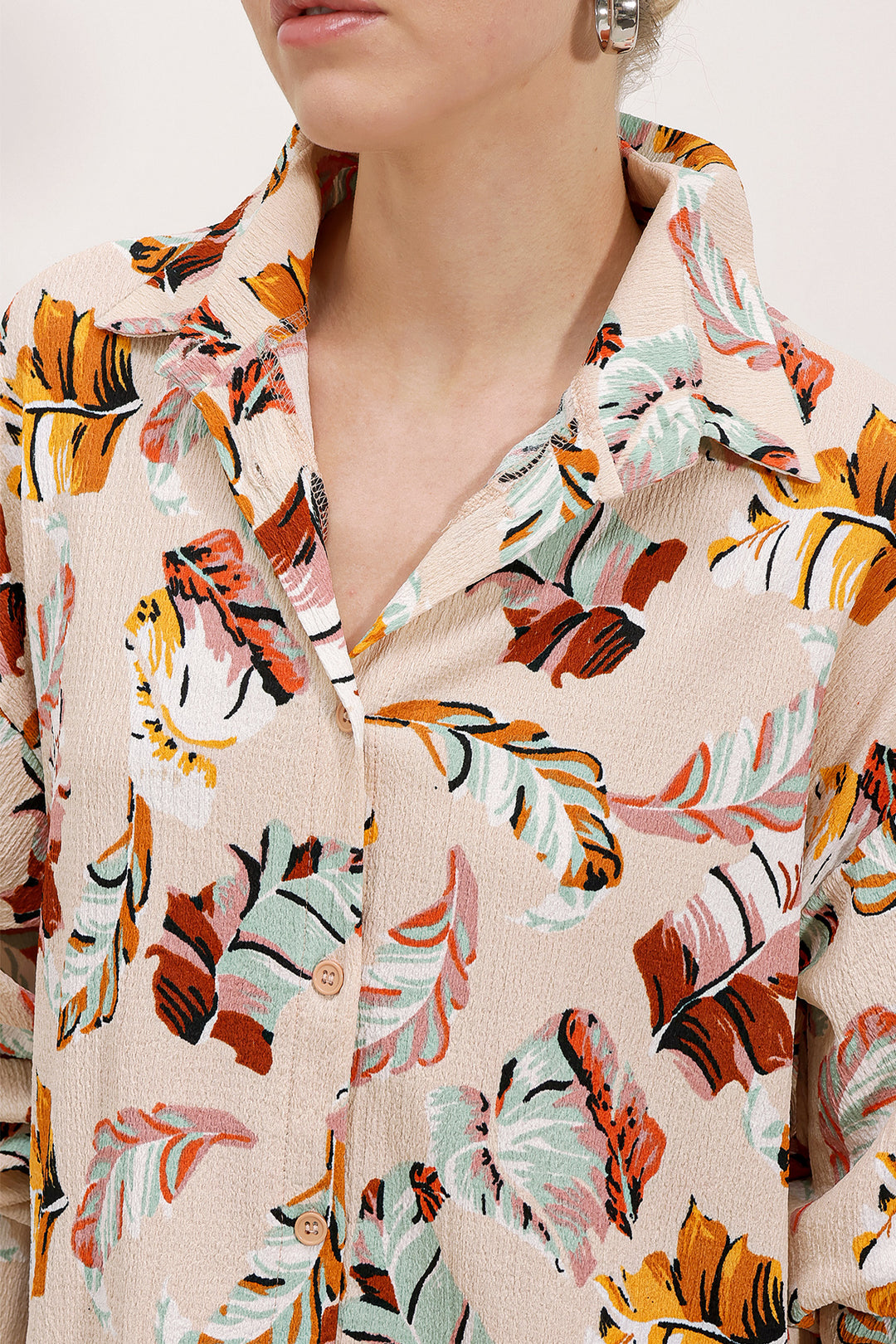 Bigdart Ensemble tricoté à motifs crème pour femme 5858