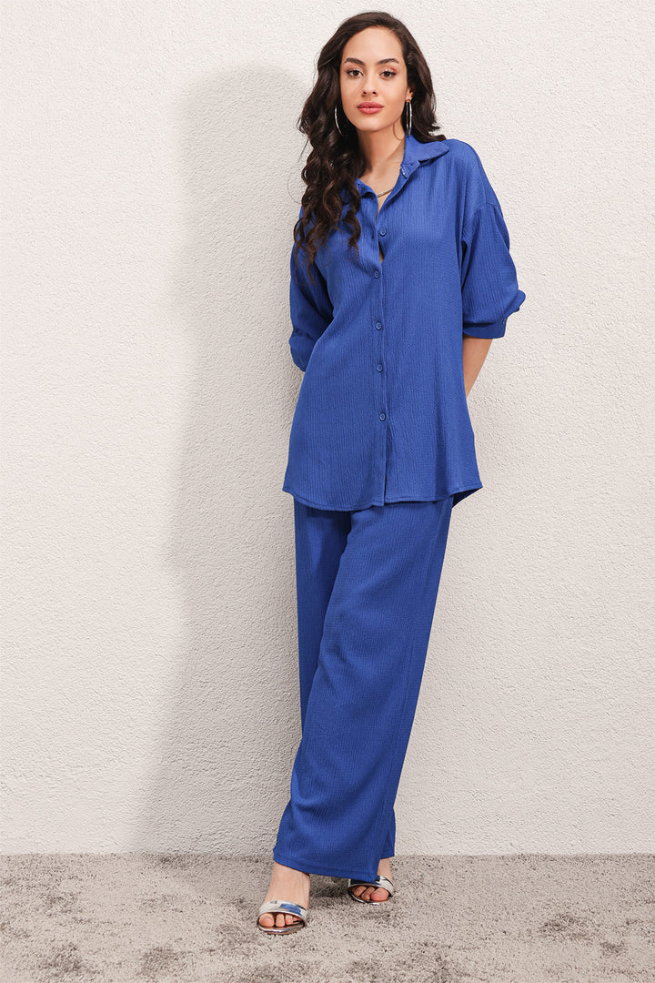 Bigdart Ensemble tricoté 5858 - Bleu roi