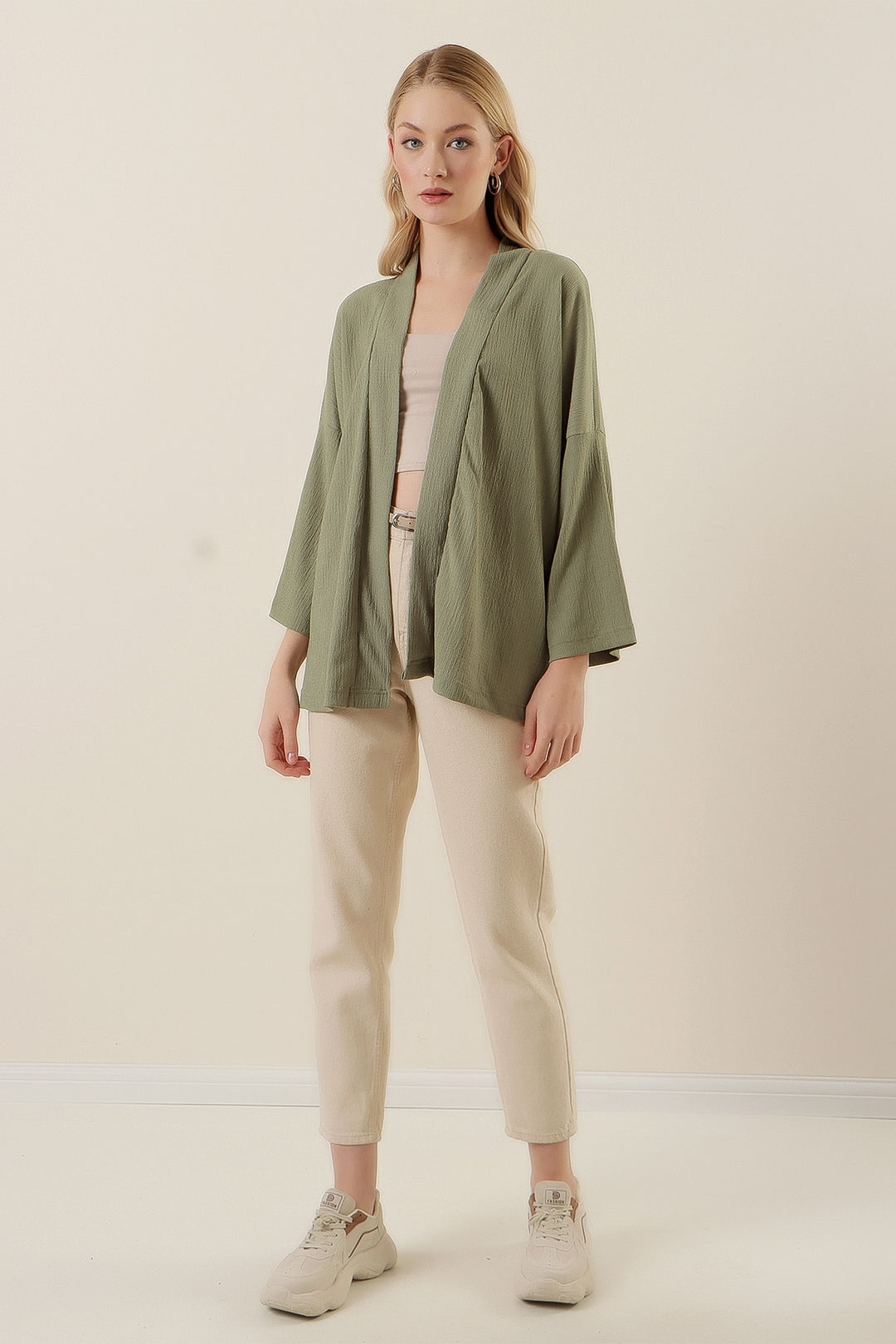 Bigdart Kimono tricoté 5862 - çağla