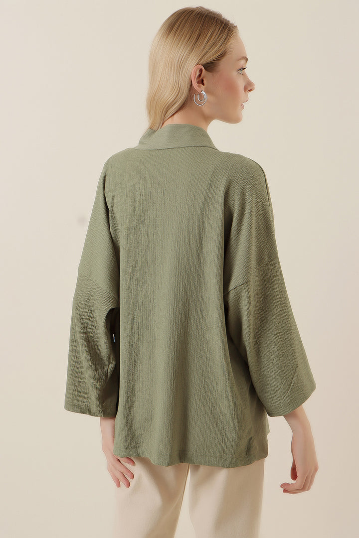 Bigdart Kimono tricoté 5862 - çağla
