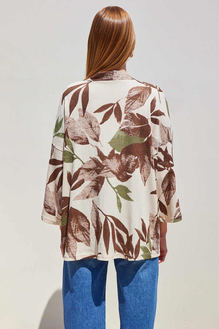 Bigdart Kimono tricoté 5862 - Kaki