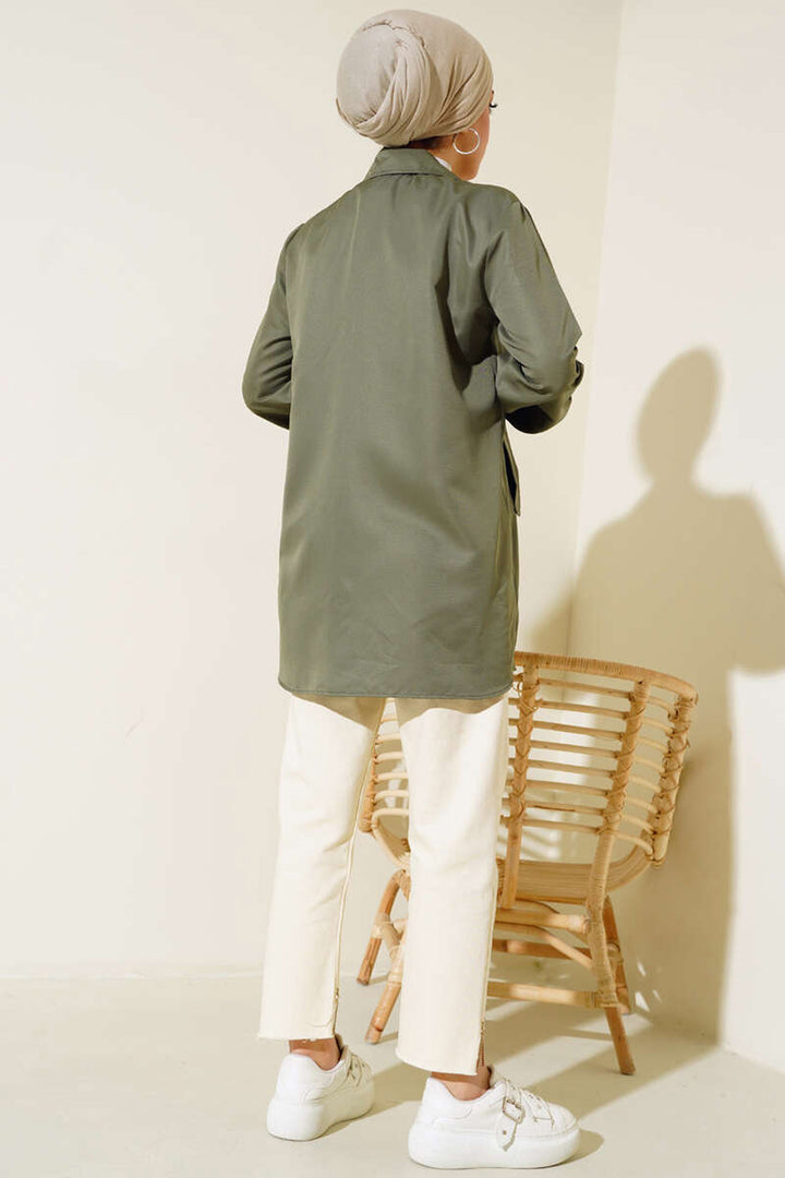 Bigdart Trench court avec poches 5908 - Kaki