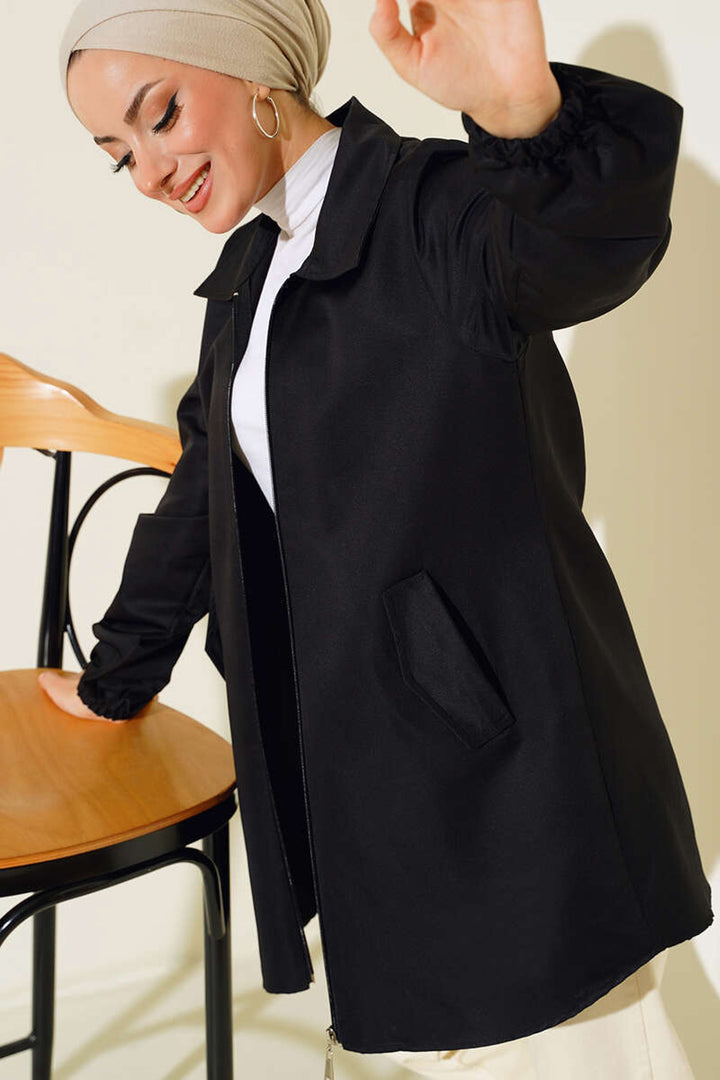 Bigdart Trench court avec poches 5908 - Noir