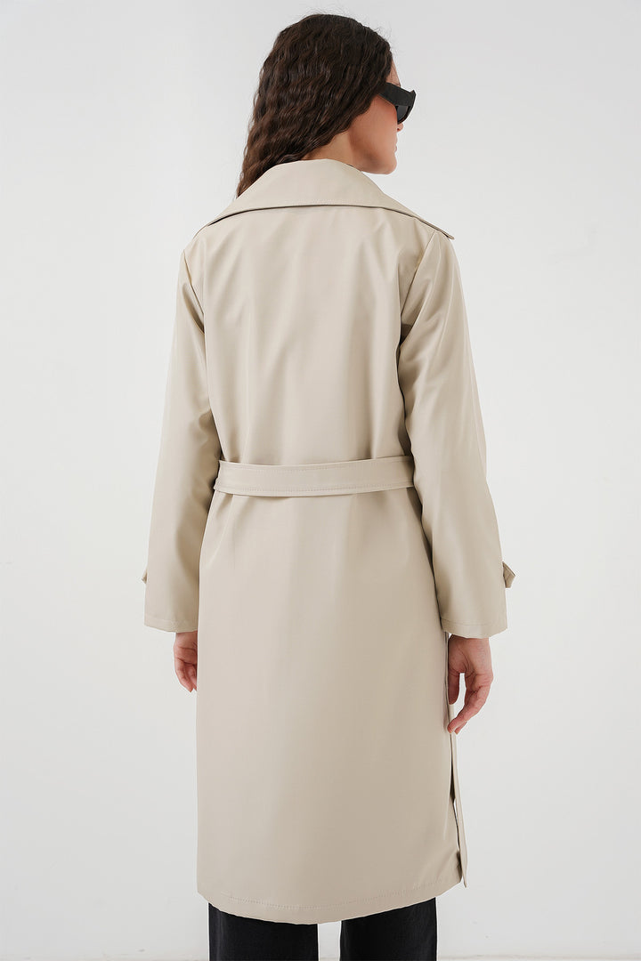Bigdart 5918 Trench-coat à col croisé - Beige