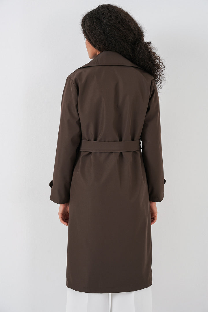 Bigdart Trench-coat croisé 5918 - Marron clair