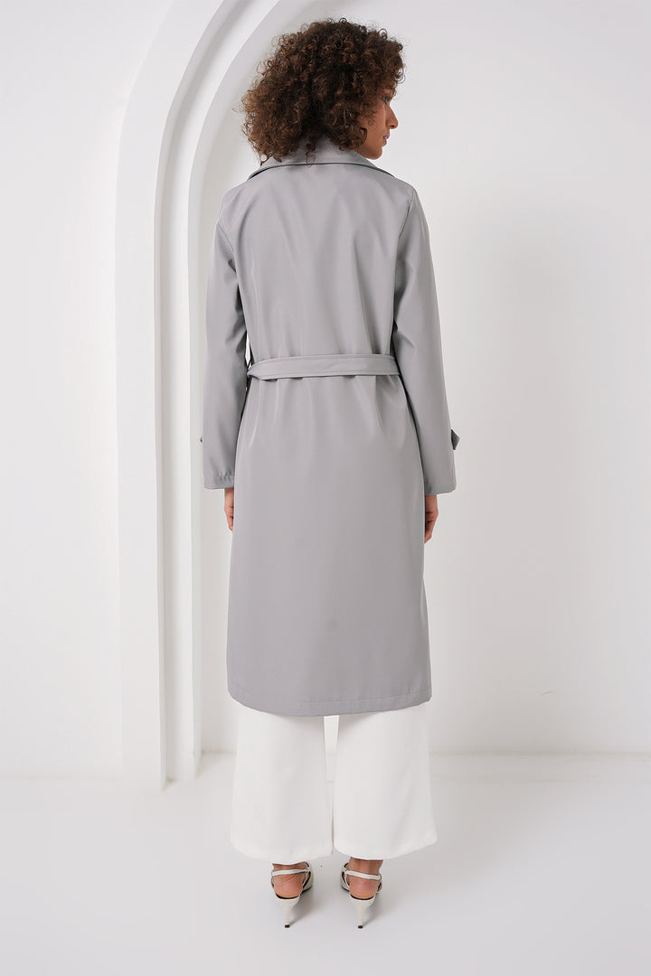 Bigdart 5918 Manteau croisé - Gris
