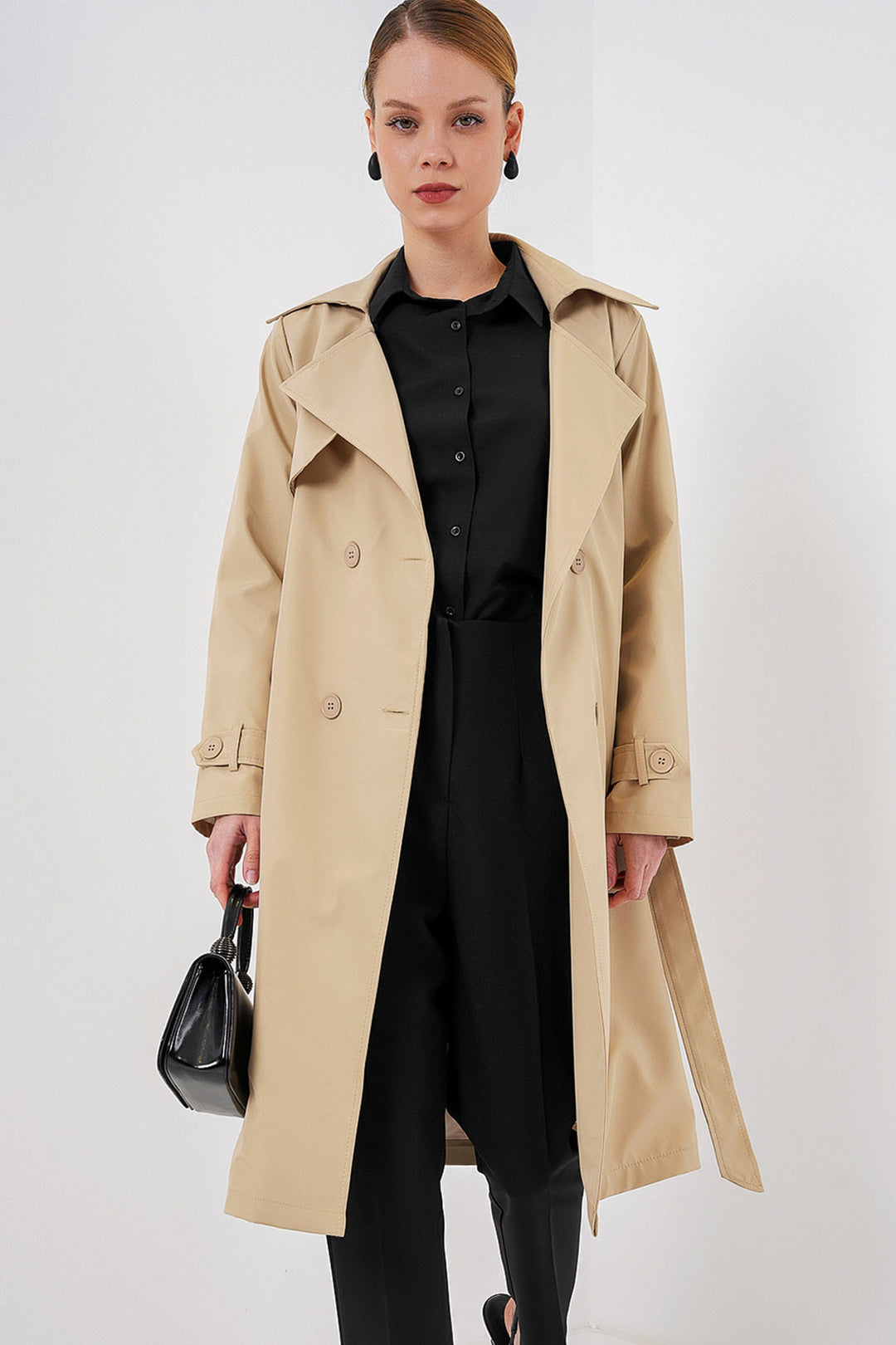 Bigdart Trench-coat Croisé 5918 - K. Beige