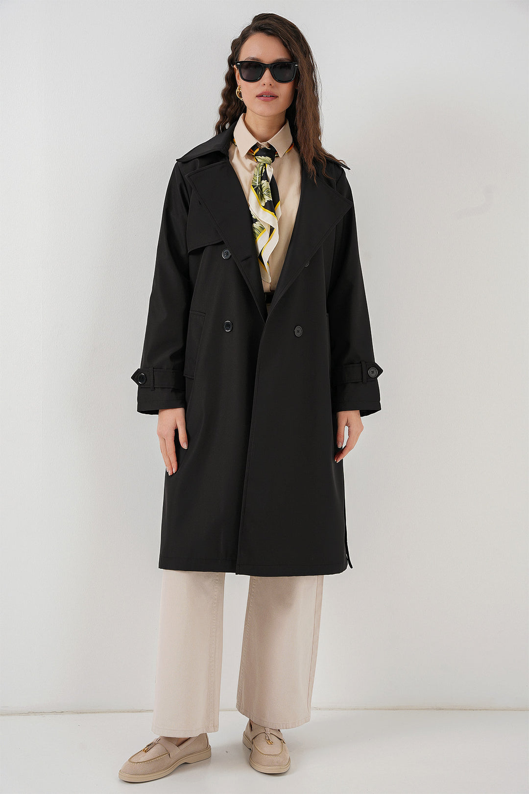 Bigdart 5918 Trench-coat croisé - Noir