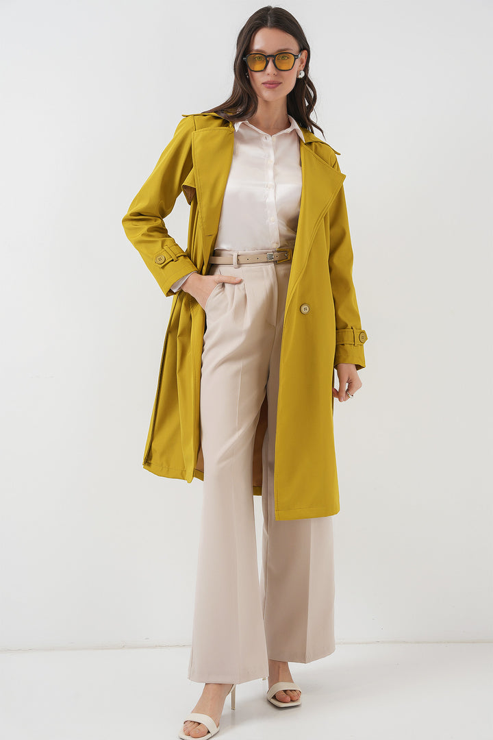 Bigdart 5918 Trench Croisé - Vert Olive