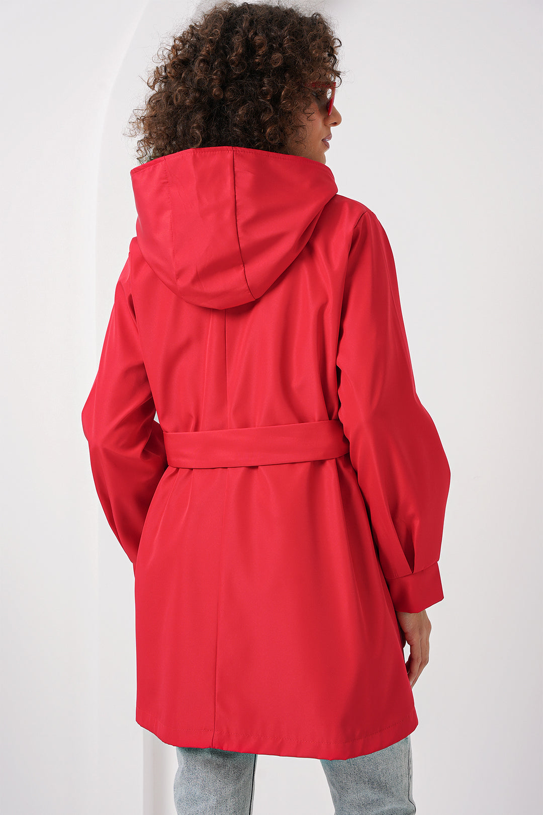 Bigdart 5934 Trench à capuche - Rouge