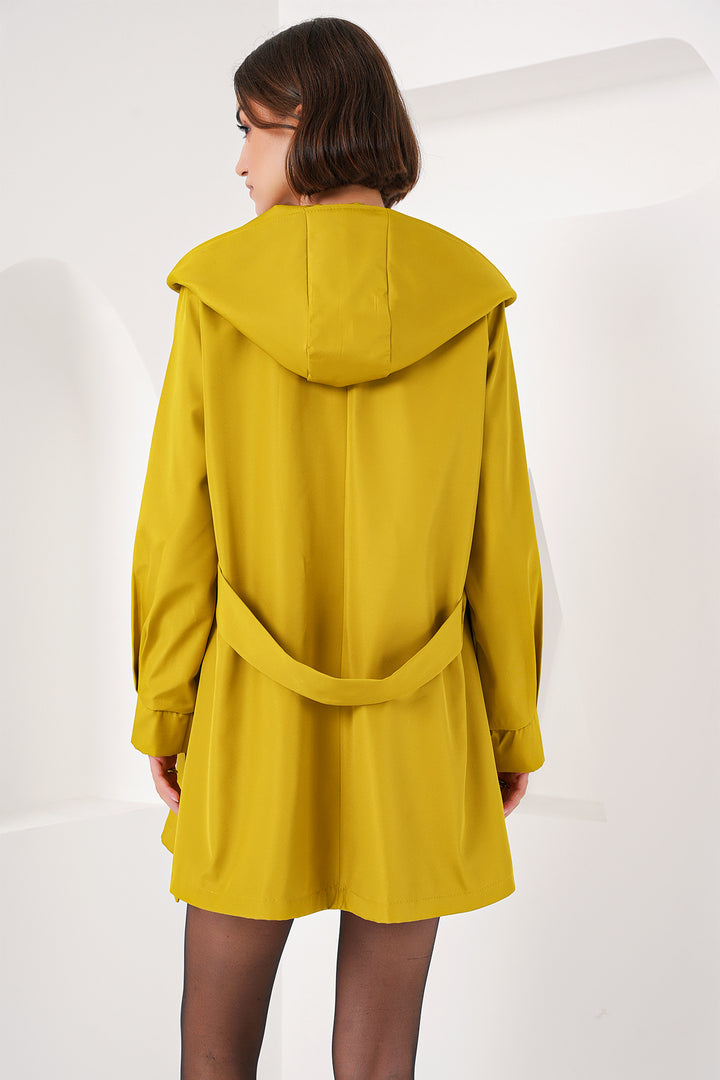 Bigdart 5934 Manteau trench à capuche - Vert olive