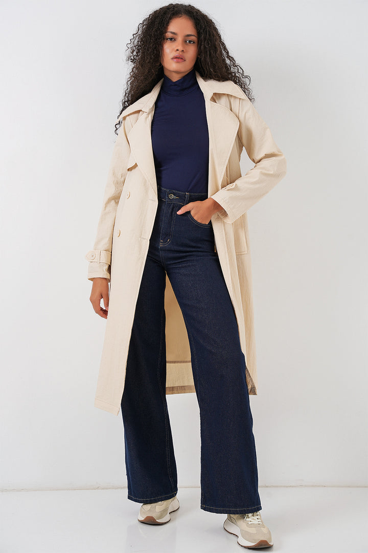 Bigdart Trench-coat croisé 5938 - Crème