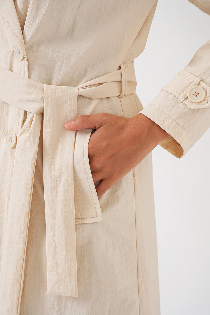 Bigdart Trench-coat croisé 5938 - Crème