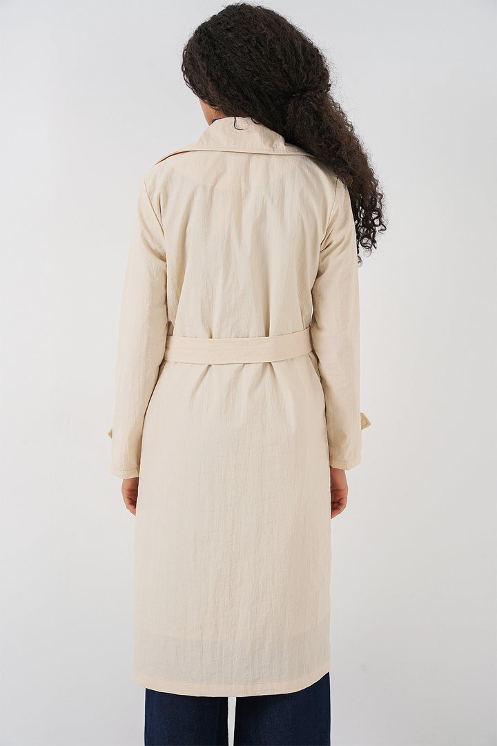Bigdart Trench-coat croisé 5938 - Crème