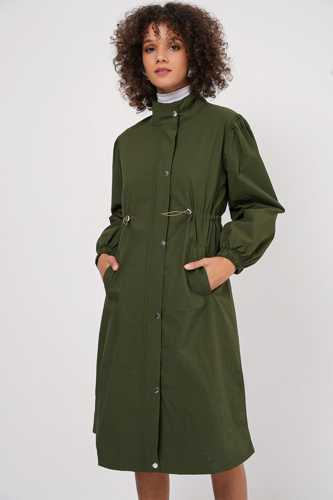Bigdart 5939 Trench Long Doublé - Kaki