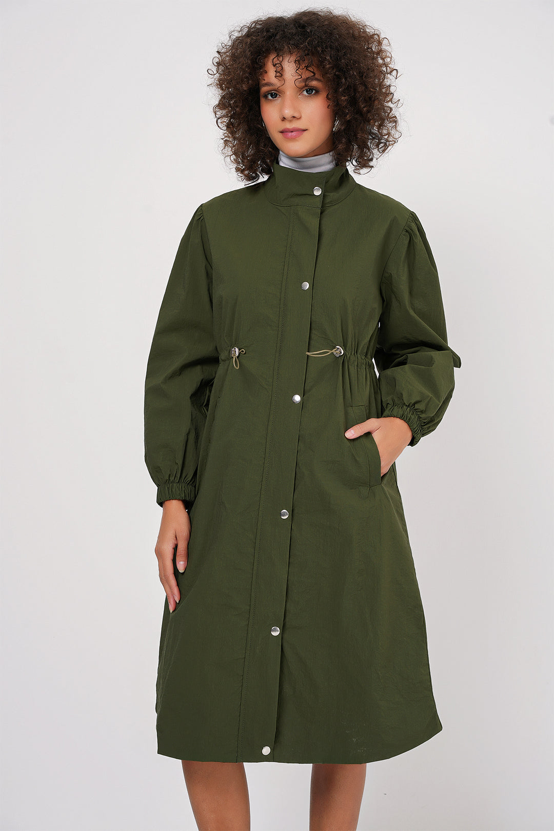 Bigdart 5939 Trench Long Doublé - Kaki