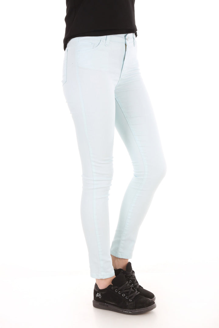 Bigdart PANTALON GABARDINE GRANDE TAILLE 6323 - Menthe