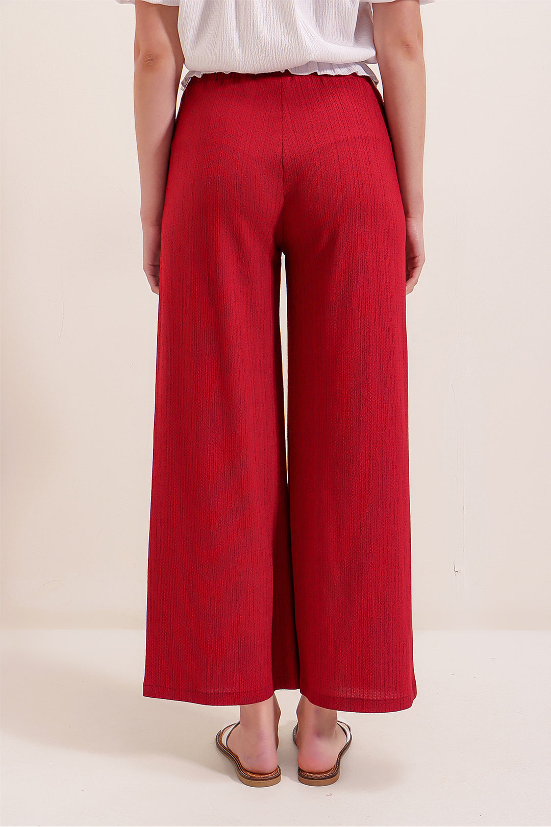 Bigdart 6543 Pantalon tricoté - Rouge
