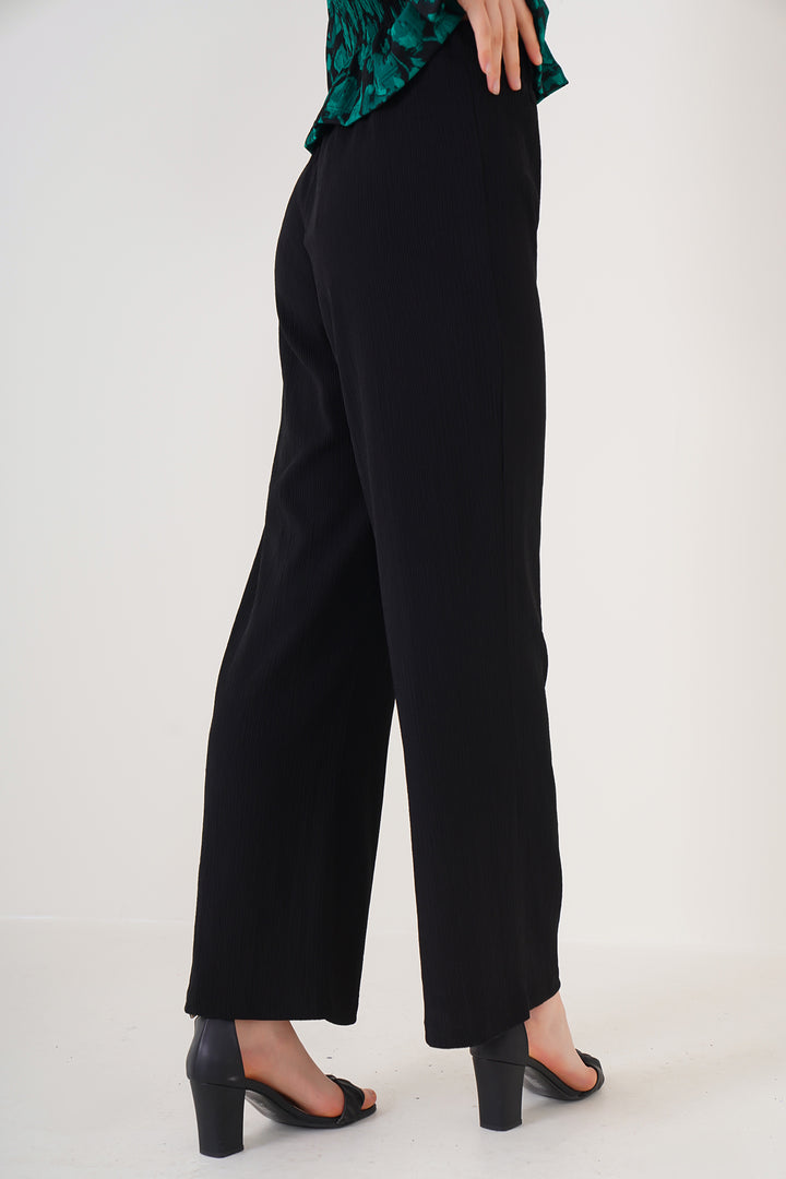 Bigdart 6543 Pantalon tricoté - Noir