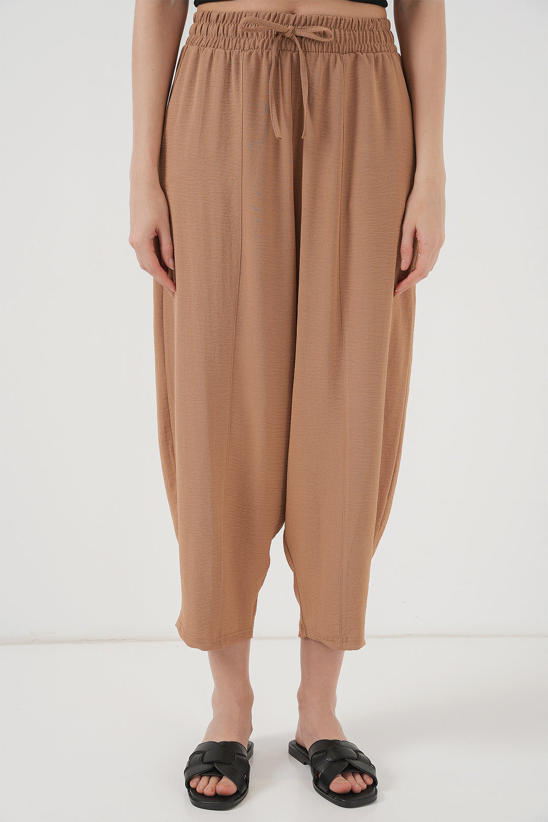 Bigdart 6591 Pantalon Sarouel Tissé - Camel
