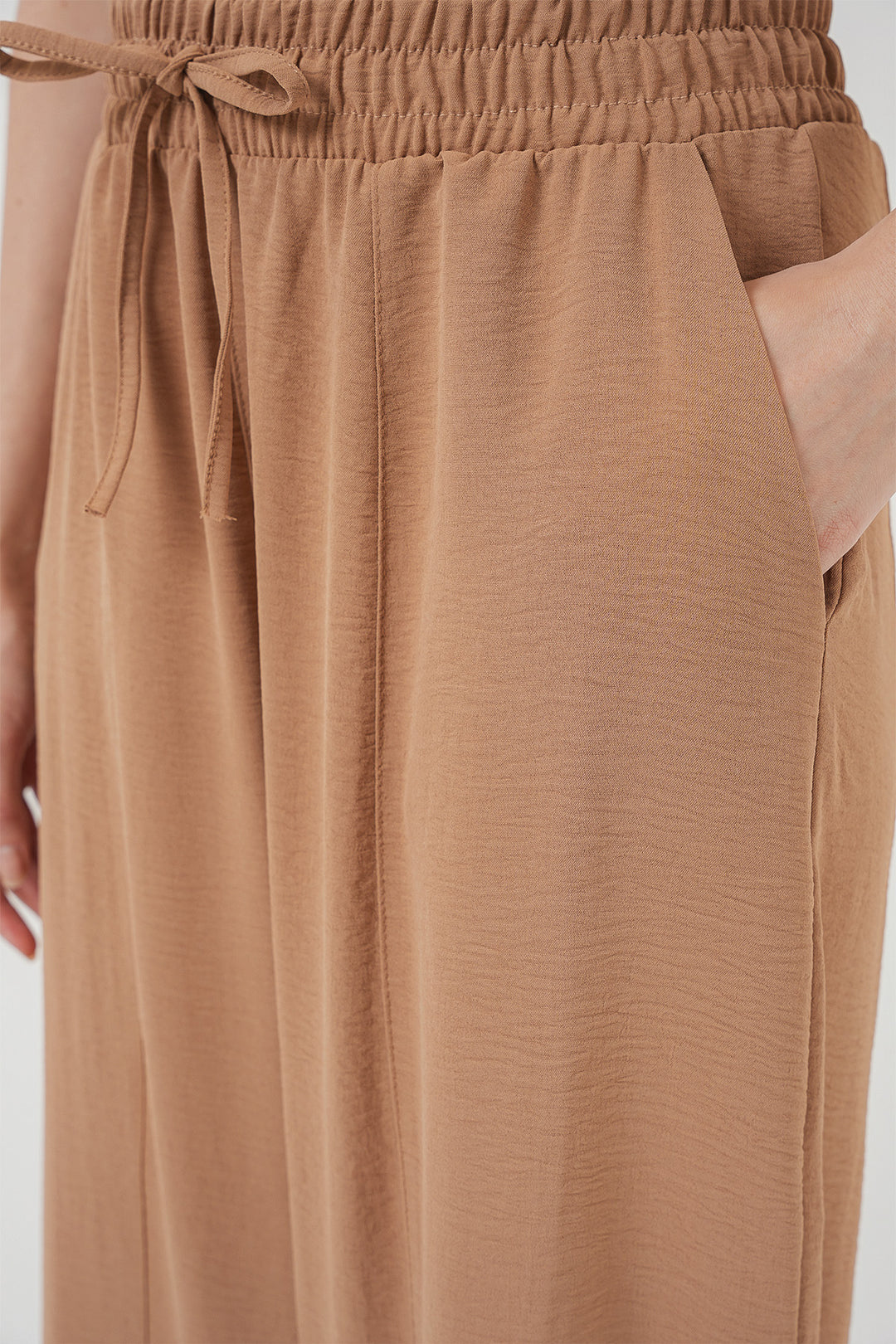 Bigdart 6591 Pantalon Sarouel Tissé - Camel