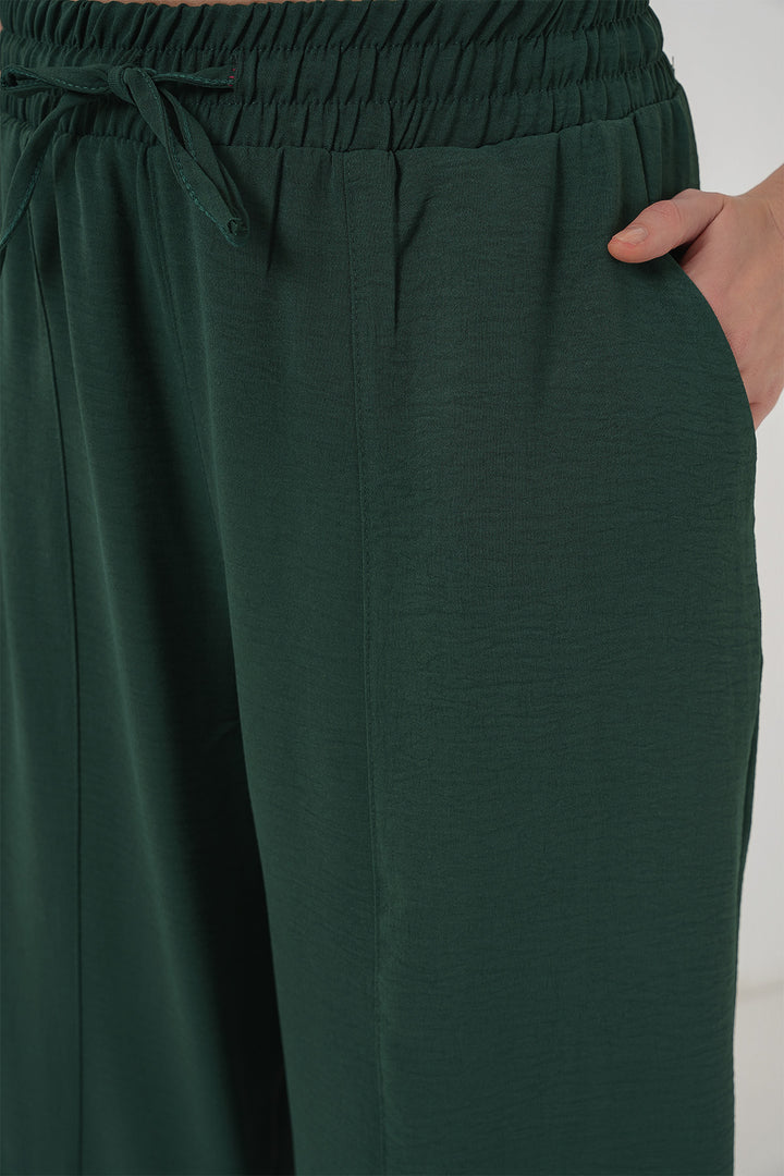 Bigdart 6591 Pantalon Sarouel Tissé - Émeraude Vert