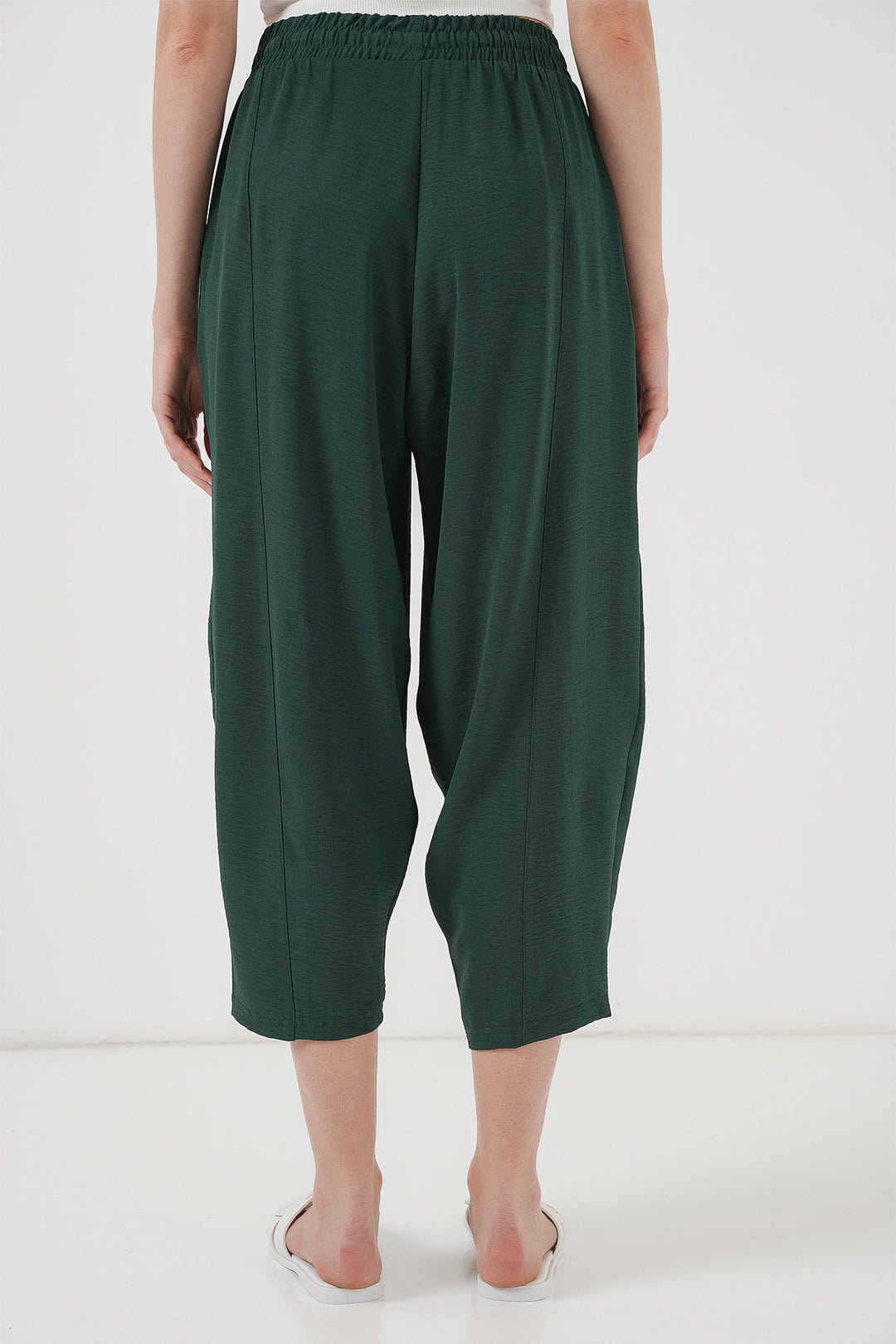 Bigdart 6591 Pantalon Sarouel Tissé - Émeraude Vert