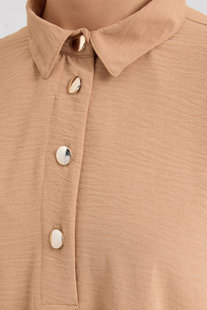 Bigdart 6631 Ensemble Haut-Bas Oversize - Biscuit