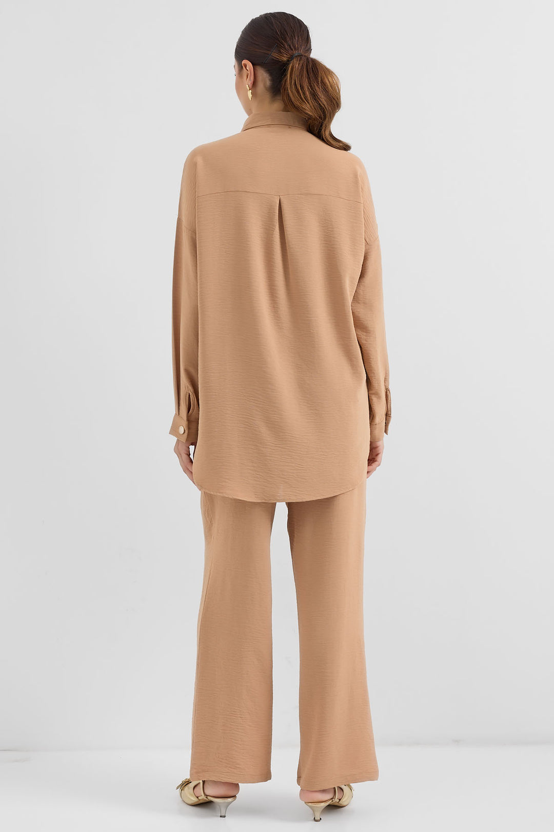 Bigdart 6631 Ensemble Haut-Bas Oversize - Biscuit