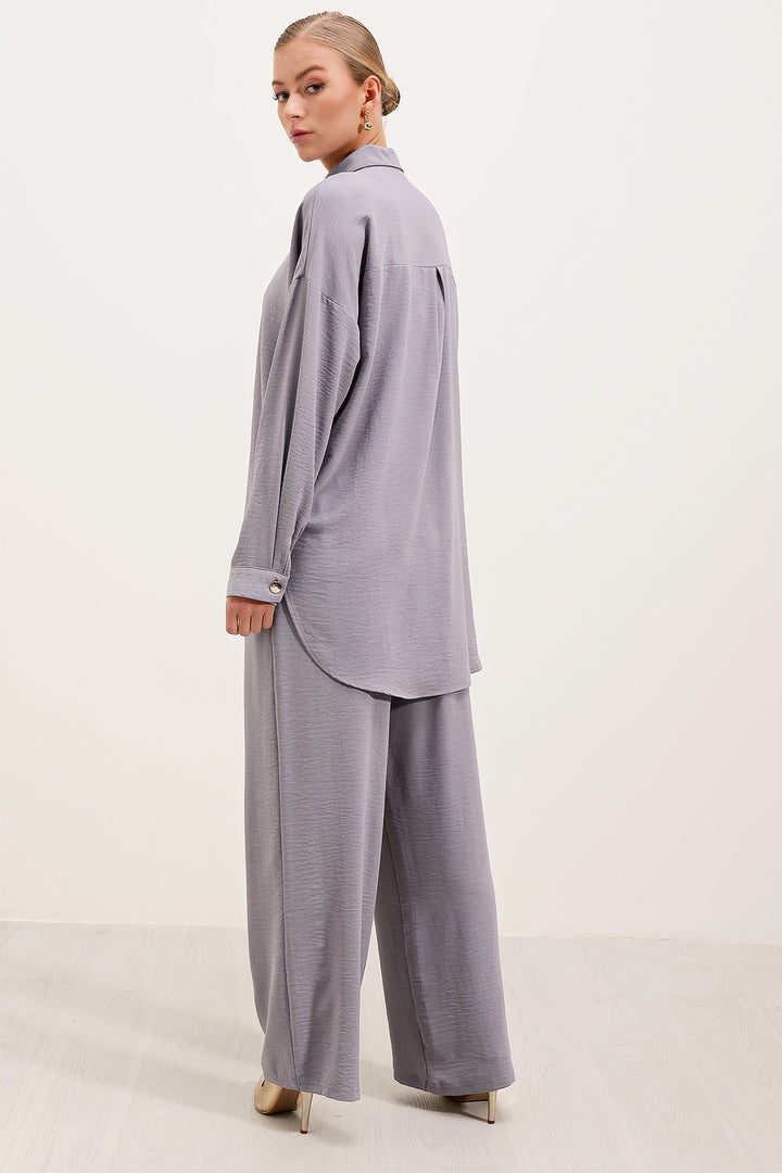 Bigdart 6631 Ensemble Haut-Bas Oversize - Gris