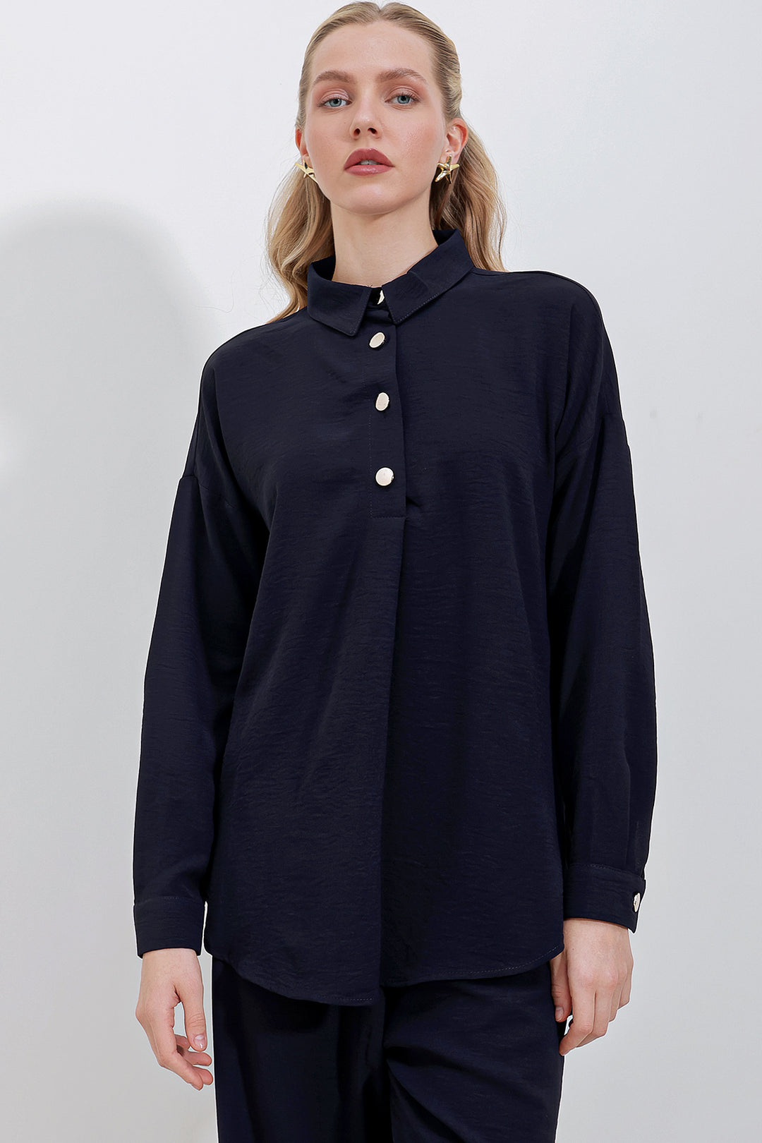 Bigdart 6631 Ensemble Oversize Haut-Bas - Bleu marine