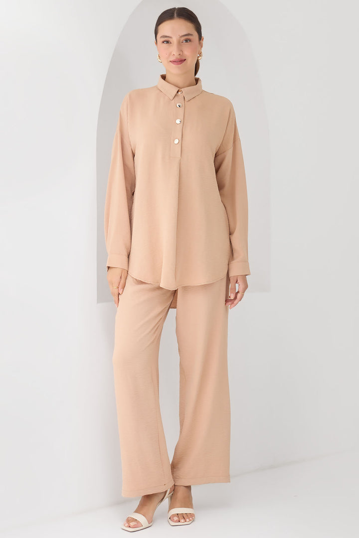 Bigdart 6631 Ensemble Haut-Bas Oversize - Taupe