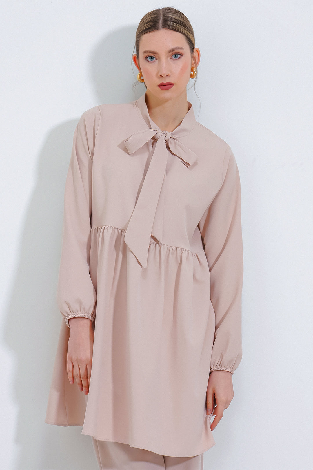 Bigdart Ensemble Haut et Bas en Tricot Crème Femme 6654