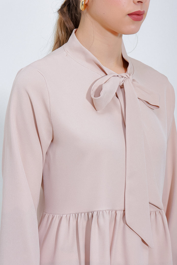 Bigdart Ensemble Haut et Bas en Tricot Crème Femme 6654