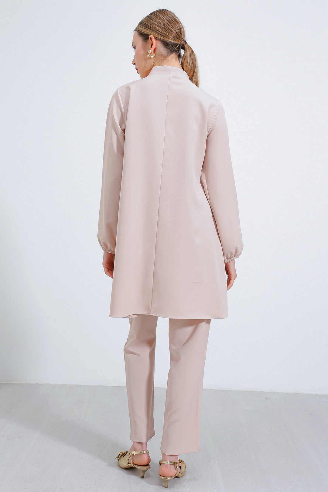 Bigdart Ensemble Haut et Bas en Tricot Crème Femme 6654