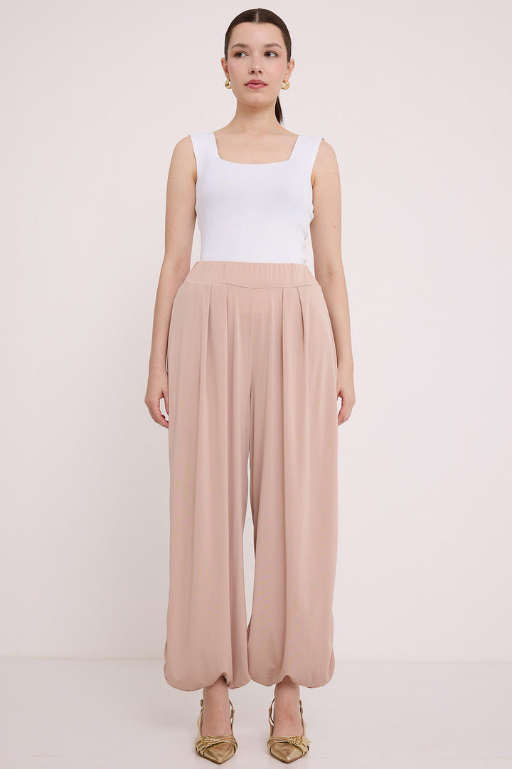 Bigdart Pantalon Sarouel Femme Crème 6659 - Crème