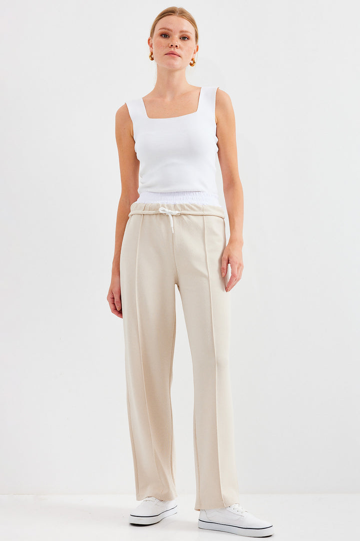 Bigdart 6662 Pantalon à poches - Crème