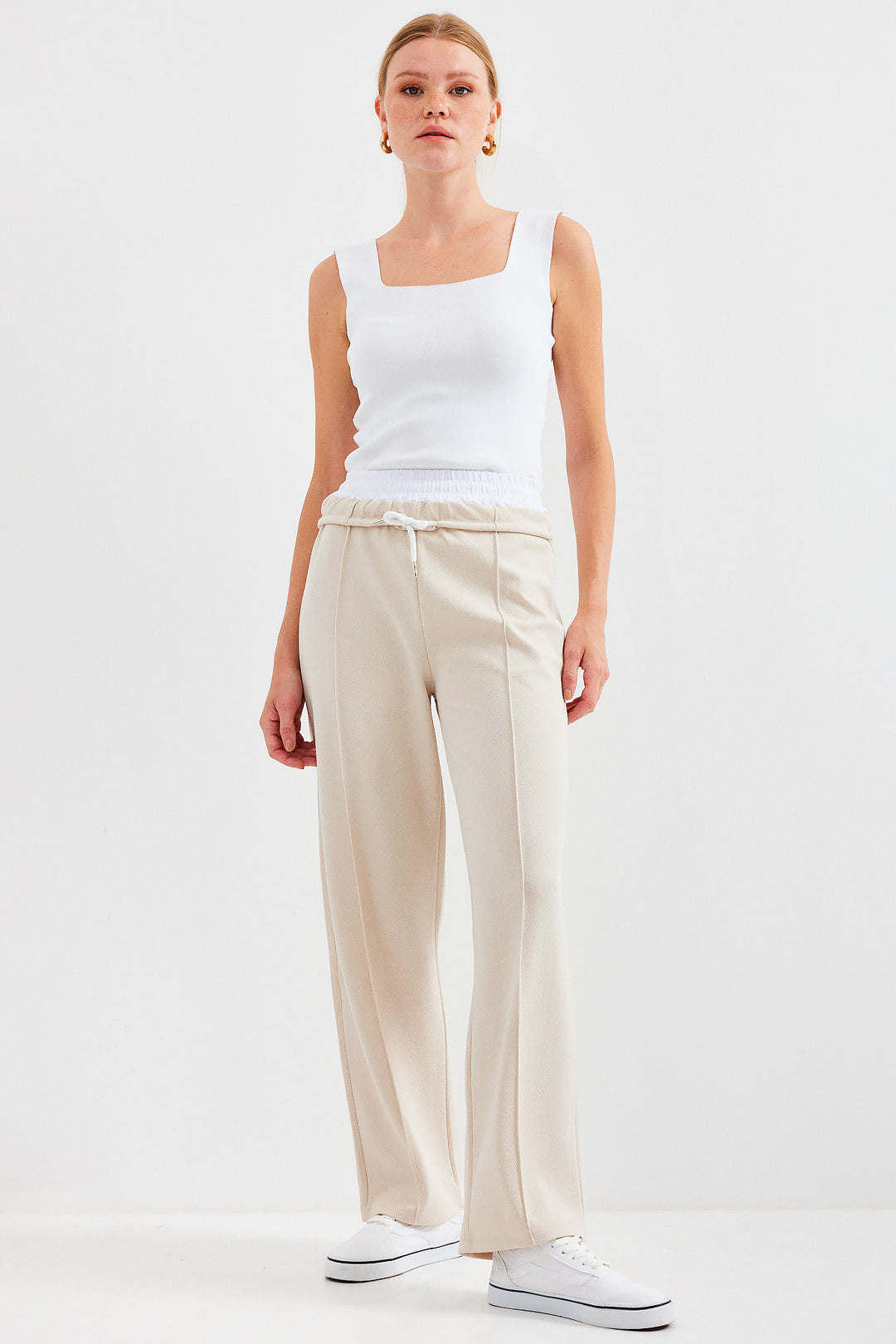 Bigdart 6662 Pantalon à poches - Crème