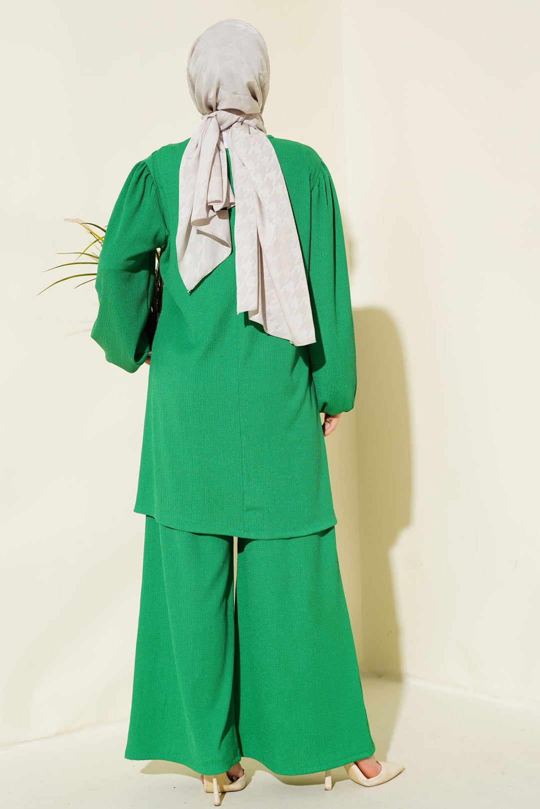 Bigdart Femme Tunique Vert Pantalon Ensemble 6663